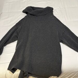 Terra & Sky Charcoal Turtleneck Sweater